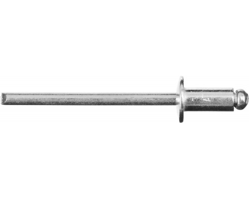 ЗУБР 6.4 х 12 мм, AlMg3, 250 шт., заклепки алюминиевые 31305-64-12