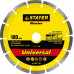 STAYER Ø 180х22.2 мм, алмазный, сегментный, круг отрезной для УШМ UNIVERSAL 36671-180 Master