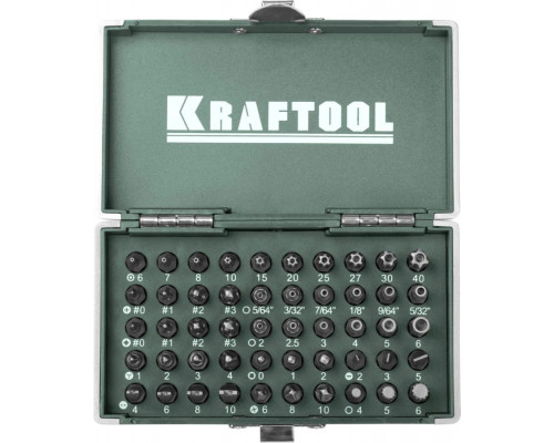 KRAFTOOL 50 шт., Cr-V, набор бит X-Drive 26065-H50