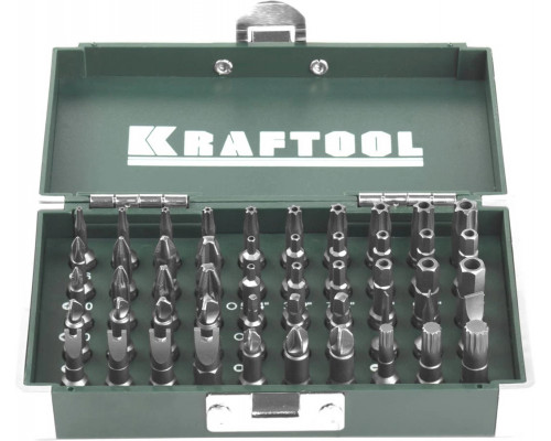 KRAFTOOL 50 шт., Cr-V, набор бит X-Drive 26065-H50