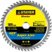 STAYER Ø 185 x 20 мм, 48T, диск пильный по дереву 3682-185-20-48
