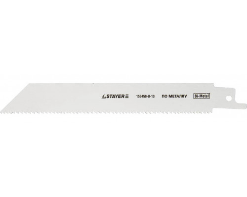 STAYER 130 мм, по металлу Bi-Met, полотно S922VF к сабельной электроножовке 159450-U-13 Professional
