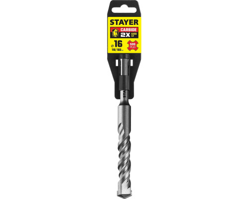 STAYER 16 x 160 мм, бур SDS-plus 2930-160-16_z02