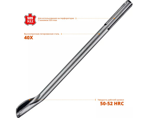 STAYER 26 х 300 мм, SDS-max, зубило-штробер 29396-26-300