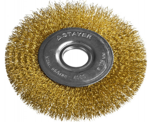 STAYER Ø 125 мм, щетка дисковая для УШМ 35122-125