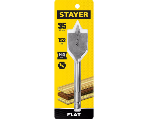 STAYER FLAT 35x152мм, сверло по дереву перовое 2950-35_z01