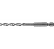 ЗУБР Ø 4.2 x 93 мм, НЕХ 1/4", сверло спиральное по металлу 29623-093-4.2