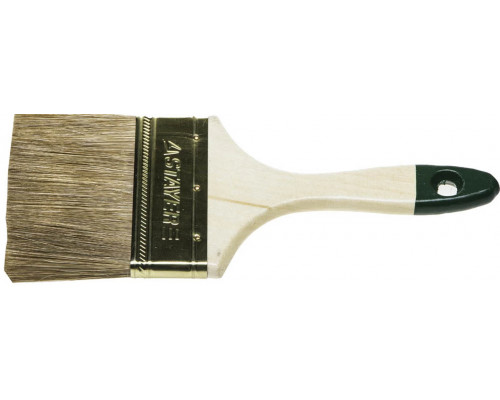STAYER 100 мм, 4", щетина смешанная, кисть плоская LASUR-STANDARD 01031-100