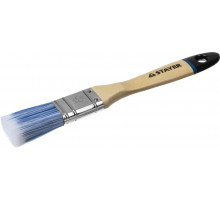 STAYER 25 мм, 1", щетина искусственная, деревянная ручка, кисть плоская AQUA 01062-025