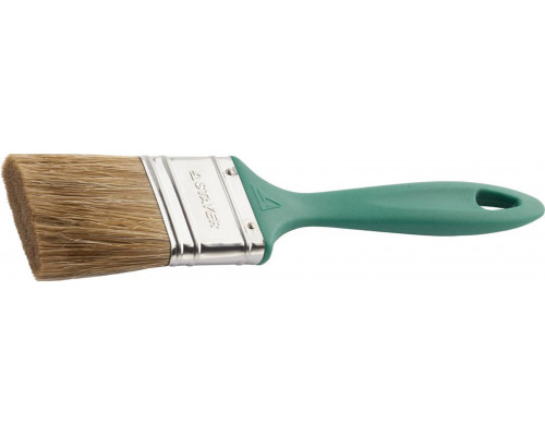 STAYER 50 мм, 2", щетина смешанная, пластмассовая ручка, кисть плоская LASUR-EURO 01081-50