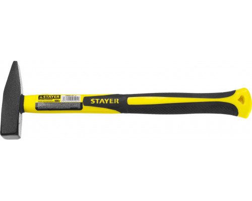 STAYER 300 г, молоток слесарный с фиберглассовой рукояткой Fiberglass 20050-03_z01