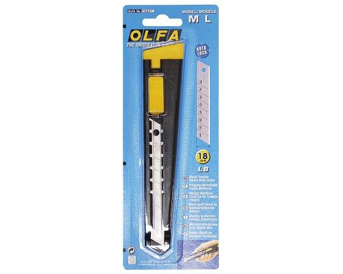 OLFA 18 мм, сегментированное лезвие, автофиксатор, нож OL-ML
