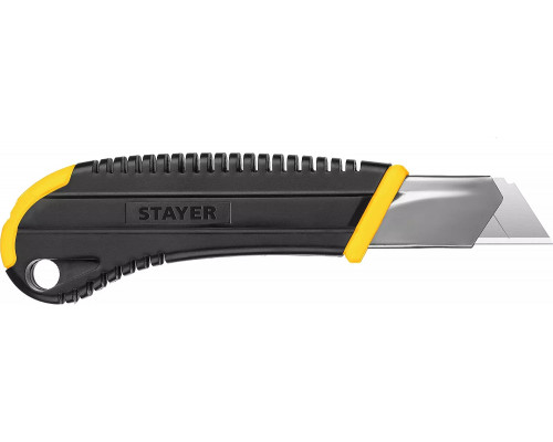 STAYER 25 мм, сегментированное лезвие, винтовой фиксатор, нож HERCULES-25 09141_z01