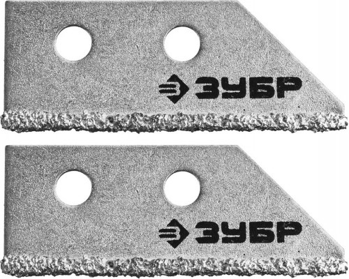 ЗУБР 50 мм, 2 шт., лезвия для скребка 33417-S2
