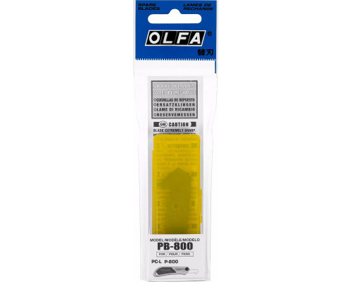 OLFA 3 шт., 61х13(16)х0,6 мм, лезвия двухсторонние для резака OL-PB-800