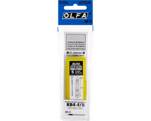 OLFA 6 мм, лезвия лопаточные для ножа AK-4 OL-KB4-F/5