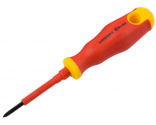STAYER PH0х60 мм, отвертка диэлектрическая 25142-0-06