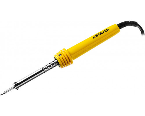 STAYER 40 Вт, конус, пластиковая рукоятка, электропаяльник Maxterm 55305-40 Master
