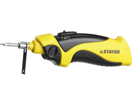STAYER 8 Вт, 4.5 В, 3xAA, электропаяльник беспроводной 55409 Professional