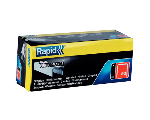 RAPID тип 53 (A / 10 / JT21), 8 мм, 5000 шт., супертвердые, профессиональные, тонкие скобы 11857050