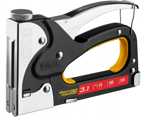 STAYER скобы 53, 300, 500, степлер 3 в 1 BlackPro 53 31507