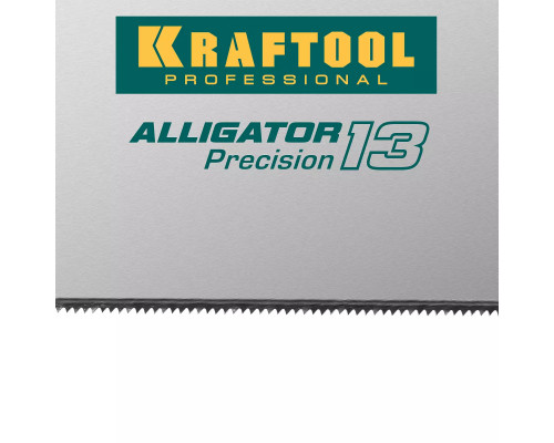 KRAFTOOL 13 TPI, 500 мм, ножовка для точного реза Alligator Precision 13 15225-50