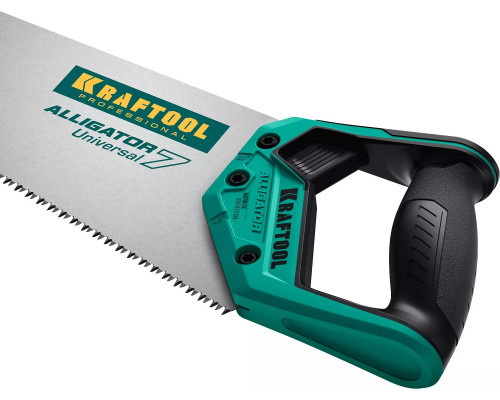 KRAFTOOL 7 TPI, 400 мм, ножовка универсальная Alligator Universal 7 15004-40_z01