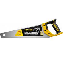 STAYER 10 TPI, 350 мм, ножовка многоцелевая (пила) TOOLBOX 2-15091-45_z01 Professional