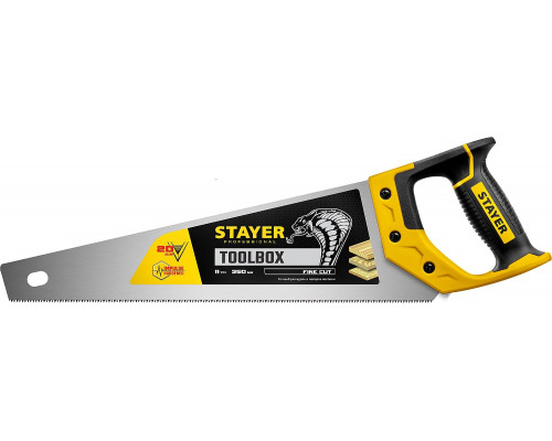 STAYER 10 TPI, 350 мм, ножовка многоцелевая (пила) TOOLBOX 2-15091-45_z01 Professional