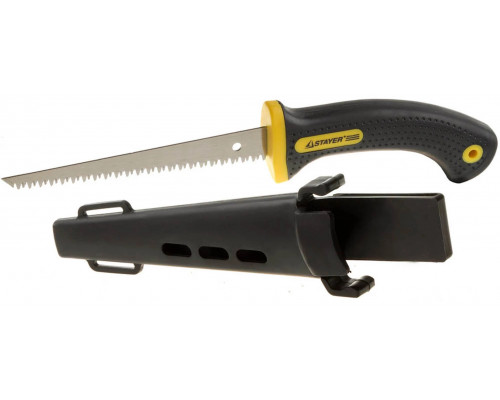 STAYER 8TPI, 150 мм, ножовка по гипсокартону PROFI 2-15170, чехол