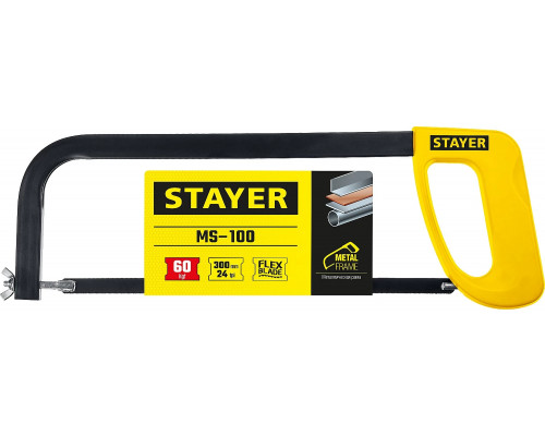 STAYER 300 мм, 60 кгс, ножовка по металлу MS-100 1576_z02
