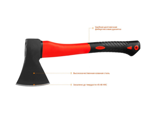 MIRAX 600 г., топор с фиберглассовой рукояткой 380 мм 20601-06_z02