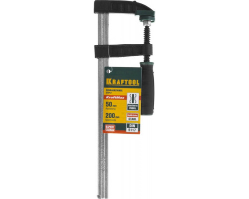 KRAFTOOL F 200х50 мм, струбцина 32011-050-200