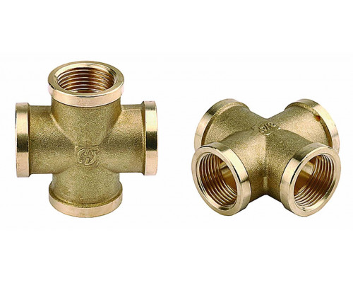 GENERAL FITTINGS 3/4", латунь, крестовина 51049-3/4