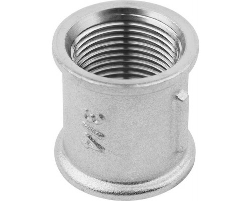 ЗУБР 3/4", никелированная латунь, муфта ЭКСПЕРТ 51291-3/4