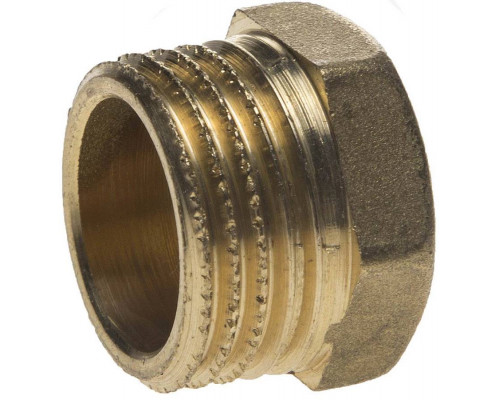 GENERAL FITTINGS 1/2", 6-ти гранная головка, "наружная резьба" заглушка 51098-S-1/2