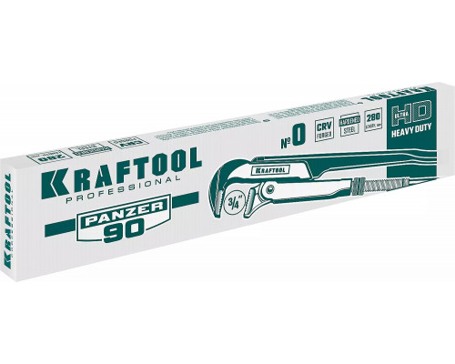 KRAFTOOL №0, прямые губки, ключ трубный PANZER-90 2734-05_z02