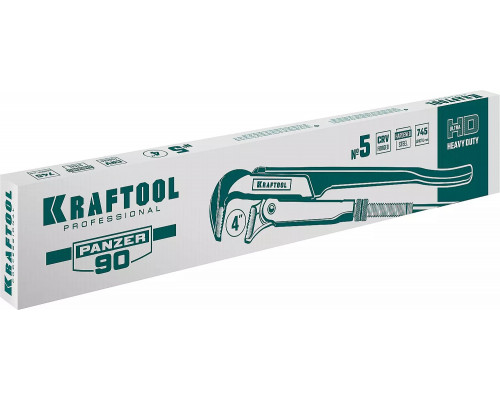 KRAFTOOL №5, прямые губки, ключ трубный PANZER-90 2734-40_z02