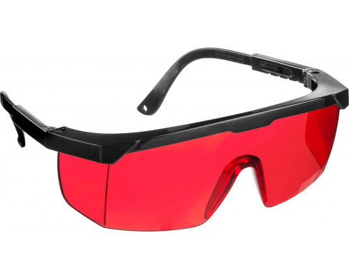 STAYER красный, регулируемые по длине дужки, очки защитные OPTIMA 2-110457_z01
