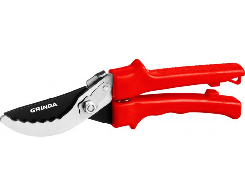 GRINDA 200 мм, с пластиковыми рукоятками, плоскостной секатор 40210_z02