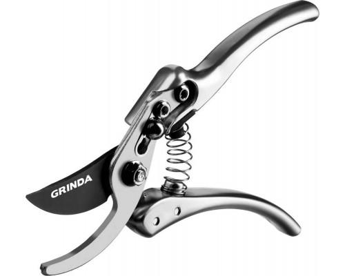 GRINDA 210 мм, с алюминиевыми коваными рукоятками, плоскостной секатор 423421