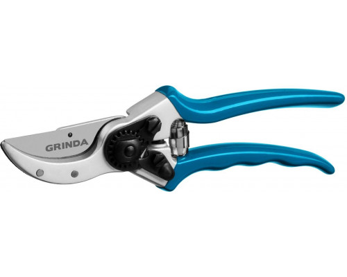 GRINDA 210 мм, с алюминиевыми коваными рукоятками, плоскостной секатор 423423