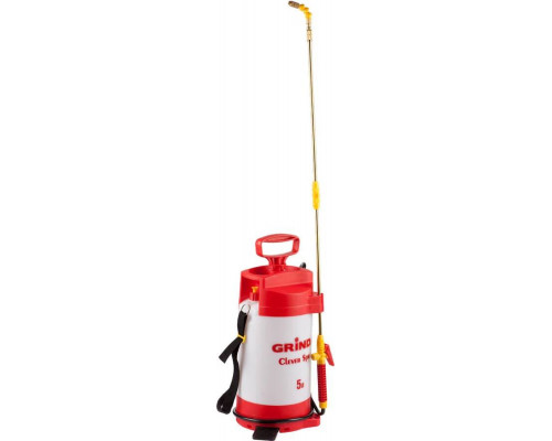 GRINDA 5 л, латунный телескопический удлинитель, опрыскиватель садовый Clever Spray 8-425155_z01