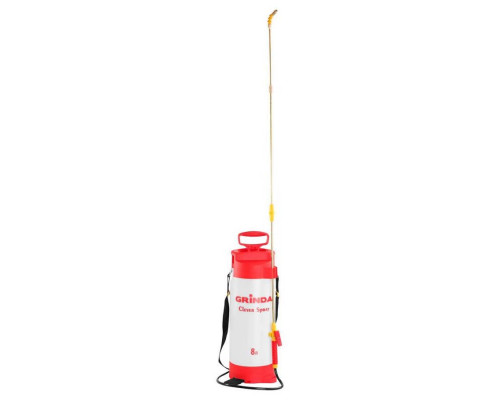 GRINDA 8 л, латунный телескопический удлинитель, опрыскиватель садовый Clever Spray 8-425158_z01