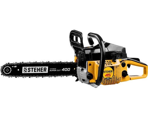STEHER 1.8 кВт/2.4 л.с, 400 мм, пила цепная бензиновая BS-45-40