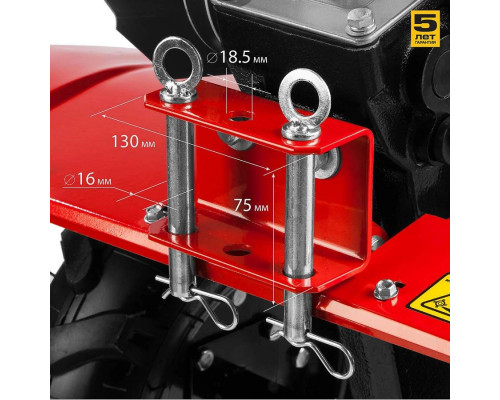 ЗУБР 212 см3, мотоблок бензиновый МТБ-400