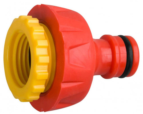 GRINDA 1/2"-3/4", пластмассовый с TPR, адаптер внешний 8-426405