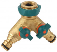 RACO 1/2" х 3/4", распределитель двухканальный (резьба внешняя-соединитель) 4244-55132B