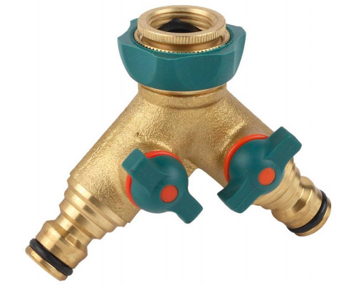 RACO 1/2" х 3/4", распределитель двухканальный (резьба внешняя-соединитель) 4244-55132B