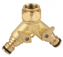 RACO 1/2" х 3/4", распределитель двухканальный (резьба внешняя-соединитель) 4246-55034B